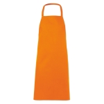 Aventais de cozinha personalizados feitos de algodão 180 g/m2 Chef cor cor-de-laranja quarta vista