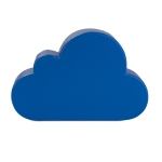 Anti-stress em forma de nuvem para feiras e eventos ZenCloud cor azul segunda vista