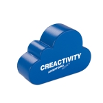 Anti-stress em forma de nuvem para feiras e eventos ZenCloud cor azul vista principal