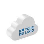 Anti-stress em forma de nuvem para feiras e eventos ZenCloud cor azul vista principal