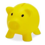 Mealheiro publicitário de porquinho Piggy cor amarelo