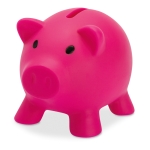 Mealheiro publicitário de porquinho Piggy cor fúcsia
