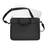 Pasta para portátil personalizada de neopreno com tiracolo 14'' Neosho cor preto segunda vista