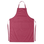 Avental de cozinha personalizado colorido com bolsos 190 g/m2 Topchef cor bordeaux