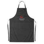 Avental de cozinha personalizado colorido com bolsos 190 g/m2 Topchef cor preto vista principal