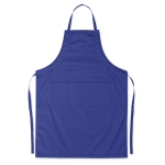 Avental de cozinha personalizado colorido com bolsos 190 g/m2 Topchef cor azul