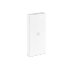 Elegante porta-chaves para empresas redondo de níquel brilhante Circle