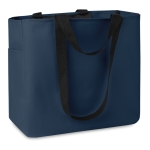 Sacos impressos de poliéster 600D com bolso interior Konyu cor azul