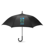 Guarda-chuva resistente ao vento com abertura automática ø102 Twister cor preto vista principal