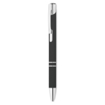 Canetas para empresas de metal com borracha e tinta azul Aster Matt cor preto segunda vista