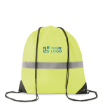 Mochila Roadwork cor amarelo fluorescente vista principal