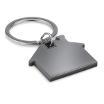 Porta-chaves em forma de casa com um toque colorido Home cor preto