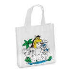 Saco non-woven para colorir com marcadores 80 g/m² Color Fun cor branco vista principal segunda vista