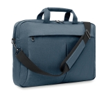 Pasta corporativa de poliéster 360D para portátil 15'' Stockholm cor azul