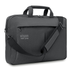 Pasta corporativa de poliéster 360D para portátil 15'' Stockholm cor cinzento vista principal
