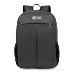 Mochila personalizada de poliéster para portátil de 15'' Stockholm cor cinzento vista principal