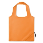 Saco de tecido personalizados dobráveis de poliéster 210D Strawberry cor cor-de-laranja