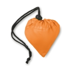 Saco de tecido personalizados dobráveis de poliéster 210D Strawberry cor cor-de-laranja segunda vista