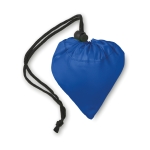 Saco de tecido personalizados dobráveis de poliéster 210D Strawberry cor azul real segunda vista