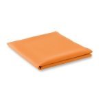 Toalha de microfibra personalizada com bolsa Microfibra Crossfit cor cor-de-laranja terceira vista