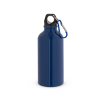 Garrafa de alumínio pequena em cores brilhantes 400 ml cor azul-marinho
