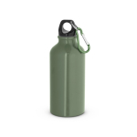 Garrafa de alumínio pequena em cores brilhantes 400 ml cor verde militar