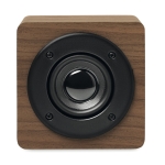 Altifalantes de madeira promocionais baratos com amplificador Eco Mini cor castanho segunda vista