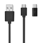 Powerbank sem fios com acabamento em borracha de 8.000 mAh Wireless cor cinzento quinta vista