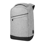 Mochila tiracolo para portátil de 13'' e com porta USB Energize cor cinzento