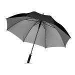 Guarda-chuva moderno com interior prateado ø120 Monsoon Plus cor preto