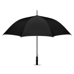 Guarda-chuva moderno com interior prateado ø120 Monsoon Plus cor preto terceira vista