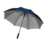Guarda-chuva moderno com interior prateado ø120 Monsoon Plus cor azul