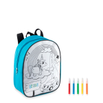 Mochila ColorTime cor turquesa vista principal