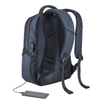 Mochila para portátil com apoio acolchoado 17'' PowerTech cor azul terceira vista