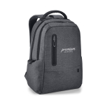 Mochila para portátil com apoio acolchoado 17'' PowerTech cor cinzento imagem com logo