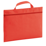 Bolsa para documentos barata em non-woven 80 g/m2 Budget cor vermelho