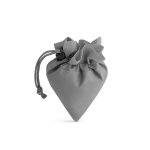 Saco de compras personalizado dobrável de poliéster 190T Raspberry cor cinzento