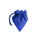 Saco de compras personalizado dobrável de poliéster 190T Raspberry cor azul real