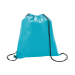 Mochilas personalizadas baratas em non-woven 80 g/m2 Downtown cor azul-claro