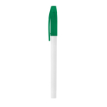 Caneta clássica muito económica com tampa tinta azul Colorcap Print cor verde