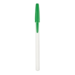 Canetas personalizadas da Carioca com tampa e tinta azul Corvina cor verde primeira vista