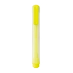 Marca-texto fluorescente personalizado Carioca Corvina Memory cor amarelo primeira vista