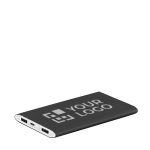 Powerbank portátil de alumínio com lanterna LED de 7.200 mAh vista principal
