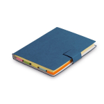 Caderno de cartão com notas e adesivos para publicidade Sticky Basic cor azul