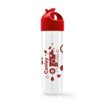 Original garrafa desportiva de plástico, personalizada 500ml Colortop cor vermelho imagem com logo