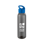 Elegante garrafa corporativa de plástico de cor preta 630ml Dark vista principal