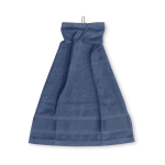 Toalha de golfe personalizada com gancho de metal 430 g/m2 Club cor azul terceira vista