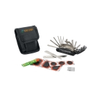 Conjunto de ferramentas para bicicleta Kit Reparação Bikecare cor preto imagem com logo
