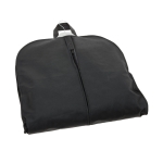 Porta-fato económico de non-woven com fecho de correr 70 g/m2 Basic cor preto
