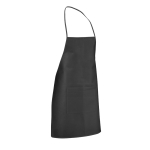 Aventais baratos em non-woven com bolso 80 g/m2 Basic Style cor preto